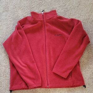 Columbia Women's Fleece Jacket - Rich Red